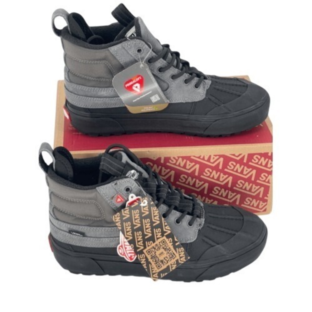 Vans Sk8 Hi Sneaker Del‎ Pato Gray Black Men Size 7 New